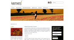 Desktop Screenshot of kemenpsicologia.com