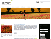 Tablet Screenshot of kemenpsicologia.com